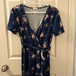 Floral Wrap Dress